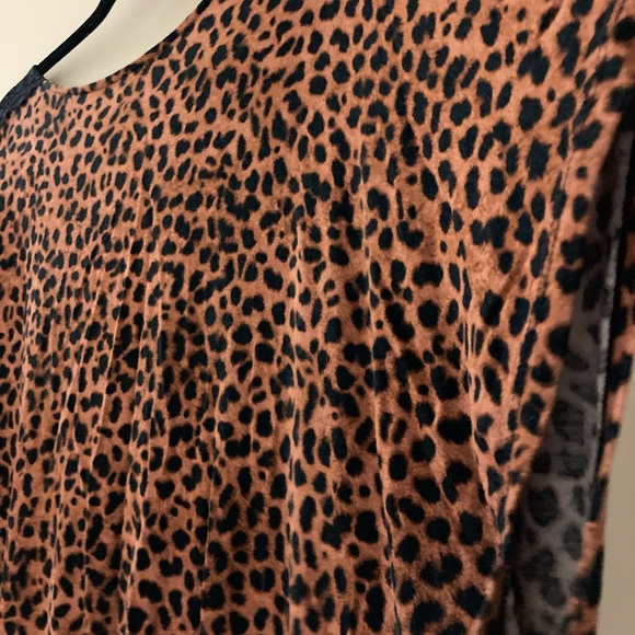 TORRID Size 3X Leopard/Black Lace Shoulder Plus-Size - Picture 6 of 6